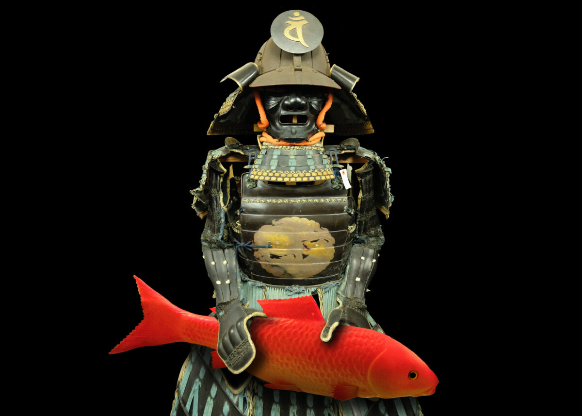 Maurice Renoma Cristobal Poisson rouge Exposition Oeuvre